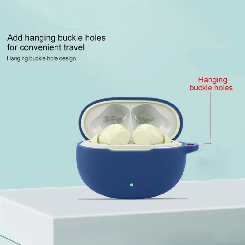 Pokrowiec ochronny na słuchawki długim rękawem. Nie wsuwany futerał pasujący do Dropship Buds T110