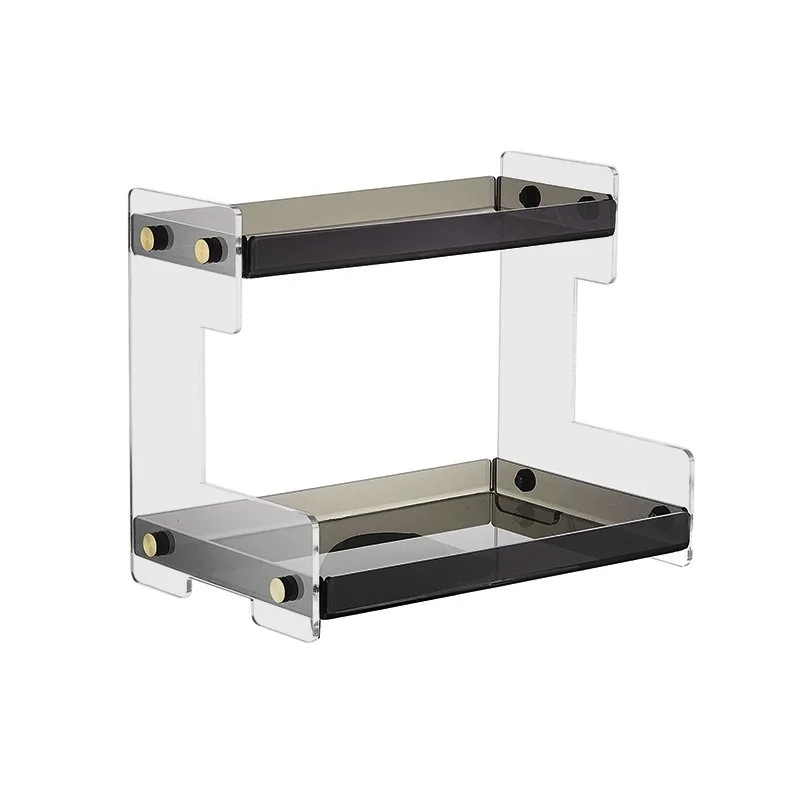 Acrylic ins transparent rack multi-layer bathroom cosmetics perfume storage