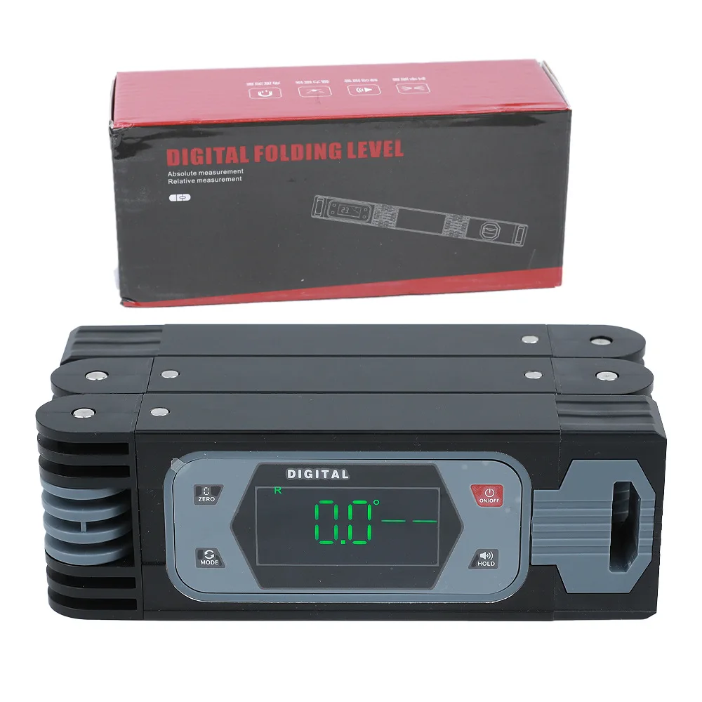 High-precision Multi-function Digital Display Folding Horizontal Ruler Home Improvement Woodworking Measuring Tool Multi-angle