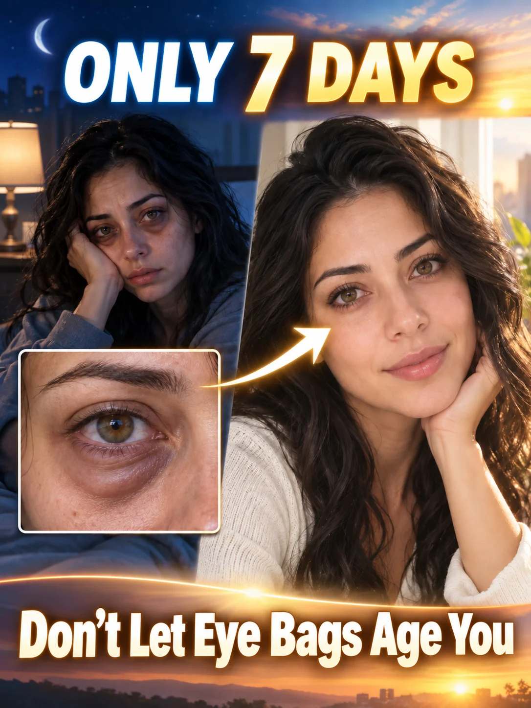 Daily Eye Care Moisturizer for Heavy Looking Eyes and Delicate Eye Contour Skin