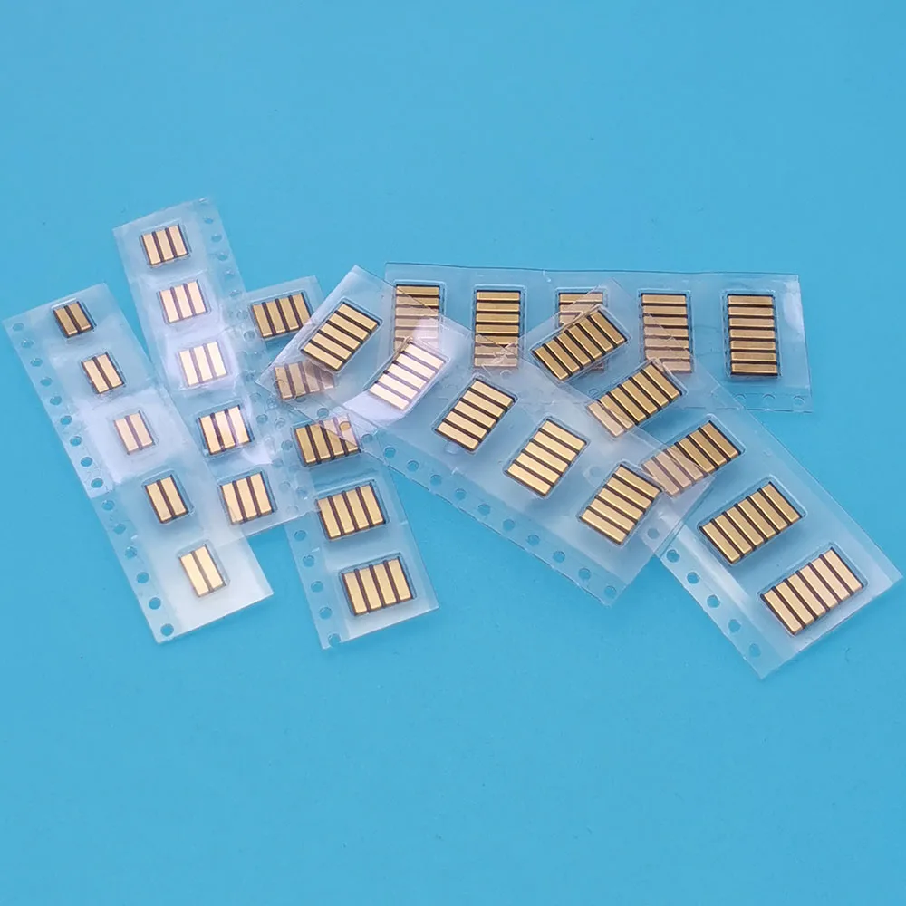 200pcs Battery Holder Contacts 2.0 mm Pitch 2 3 4 5 6 7 8Pin Connector Battery Power Contact Tab Conductive Tab Gold-plated