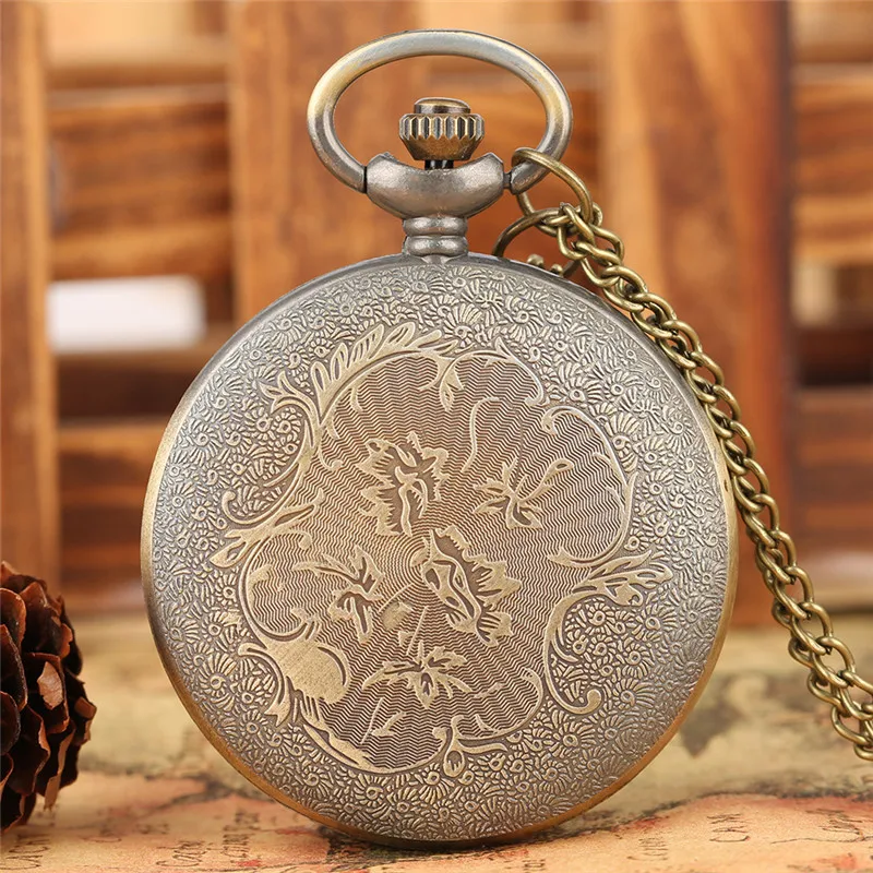 Old Fashion Indian Man Design Arabic Number Quartz Pocket Watch for Men Women Necklace Chain Pendant Arrow Gadget Reloj