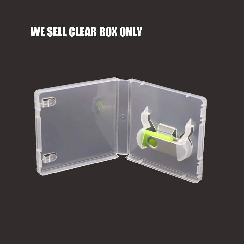 High quality Transparent Clear Boxes Protector USB Boxes USB Flash Drive Boxes