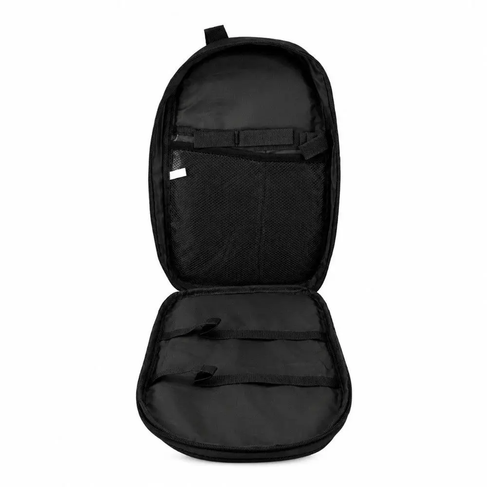 Portable Camping Cooking Utensils Organizer Bag Hidden Back Pocket Black Outdoor Cookware Container Bag