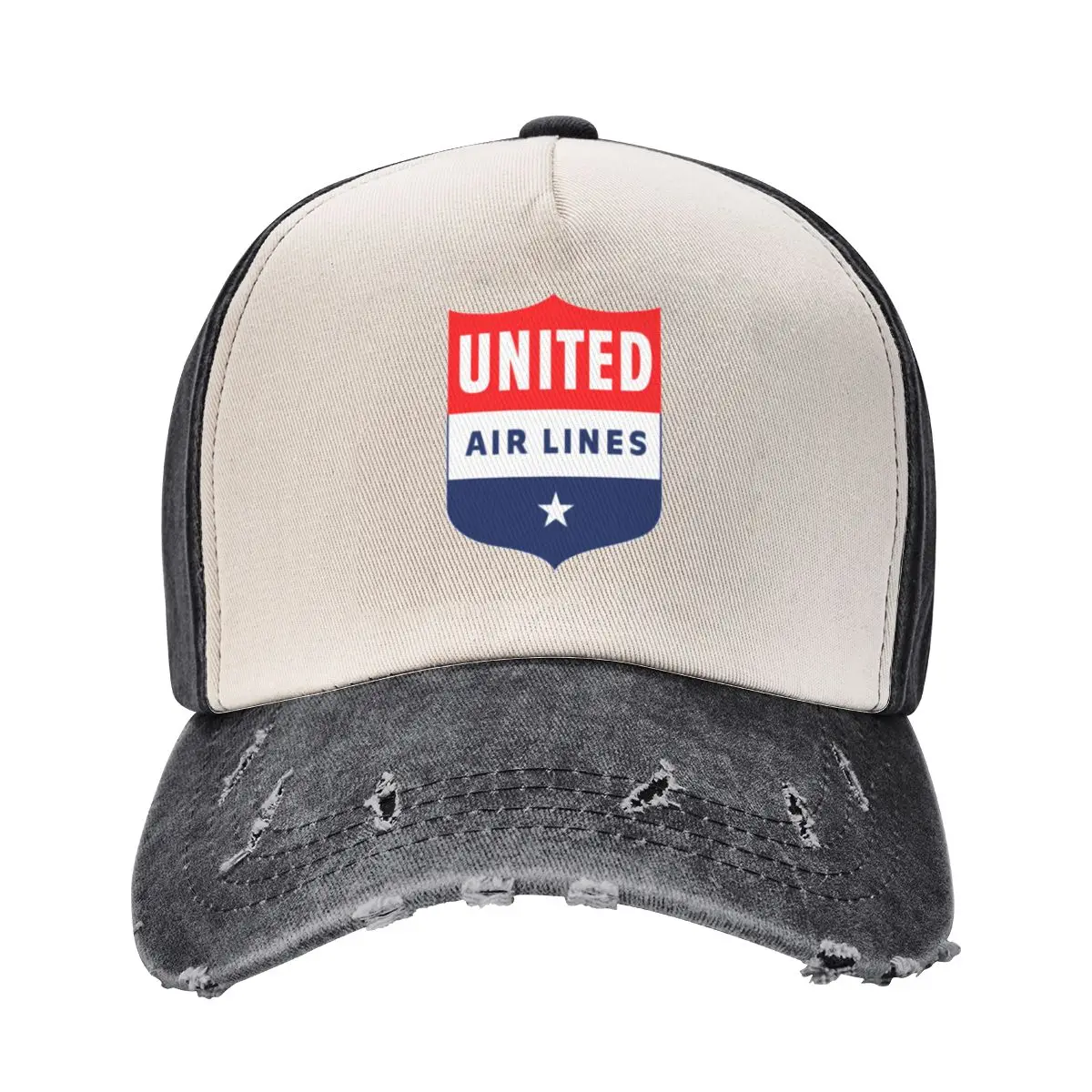 United Airlines Vintage Logo (1940-1954) Baseball Cap Rugby Golf Cap Hat Baseball Cap Women's 2025 Men's