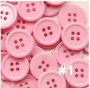 50pcs/lot size:12.5mm-25mm Candy Colors Quality Resin Buttons for Craft 4 Holes Bulk Buttons for Garments (SS-2674)