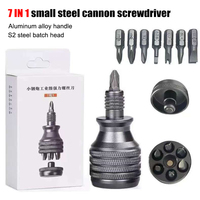 7 In 1 Aluminum Alloy Multi-Function Screwdriver Set Mini Screwdriver Kit Home Repair Hand Tools High Hardness