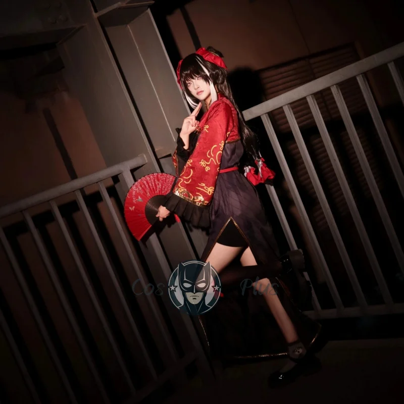 บริษัทลิมบัส ‌   เจีย ซีชุนคอสเพลย์อะนิเมะเครื่องแบบชุดกี่เพ้าสีแดงชุดฮาโลวีนปาร์ตี้คาร์นิวัลผู้ชายผู้หญิงเสื้อผ้าชุด