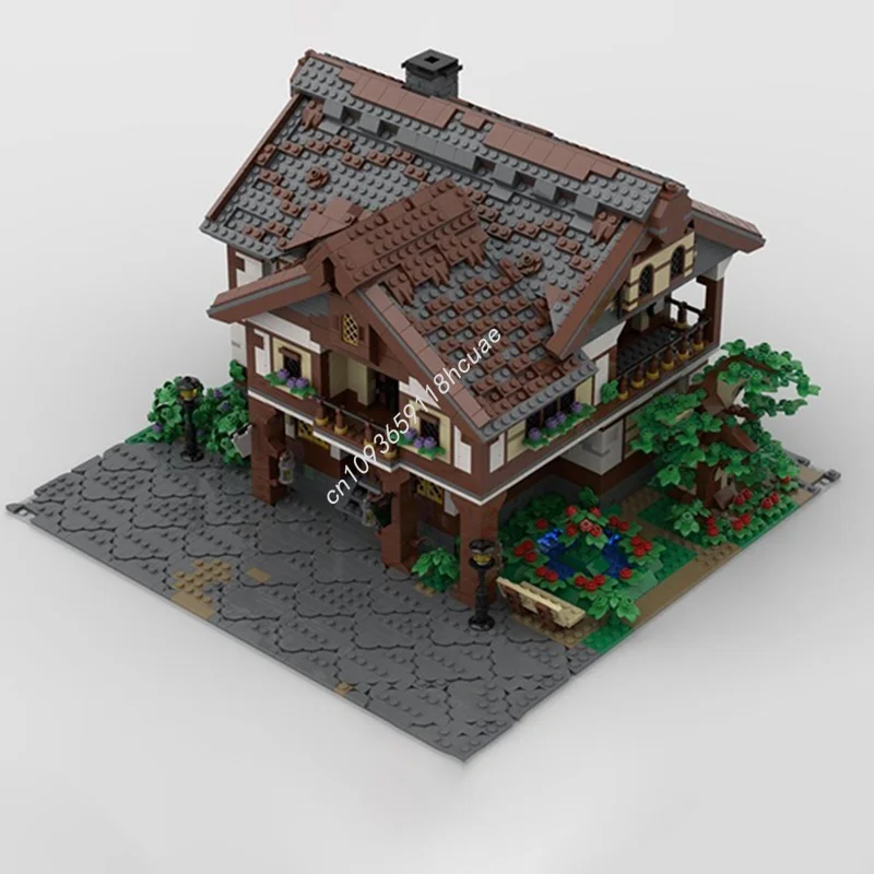 5059pcs MOC Bree Bank Hobbit And Lord Ringsed Model Building Blocks Christmas Gift Architecture DIY Creative Idea Toy Brick Kids