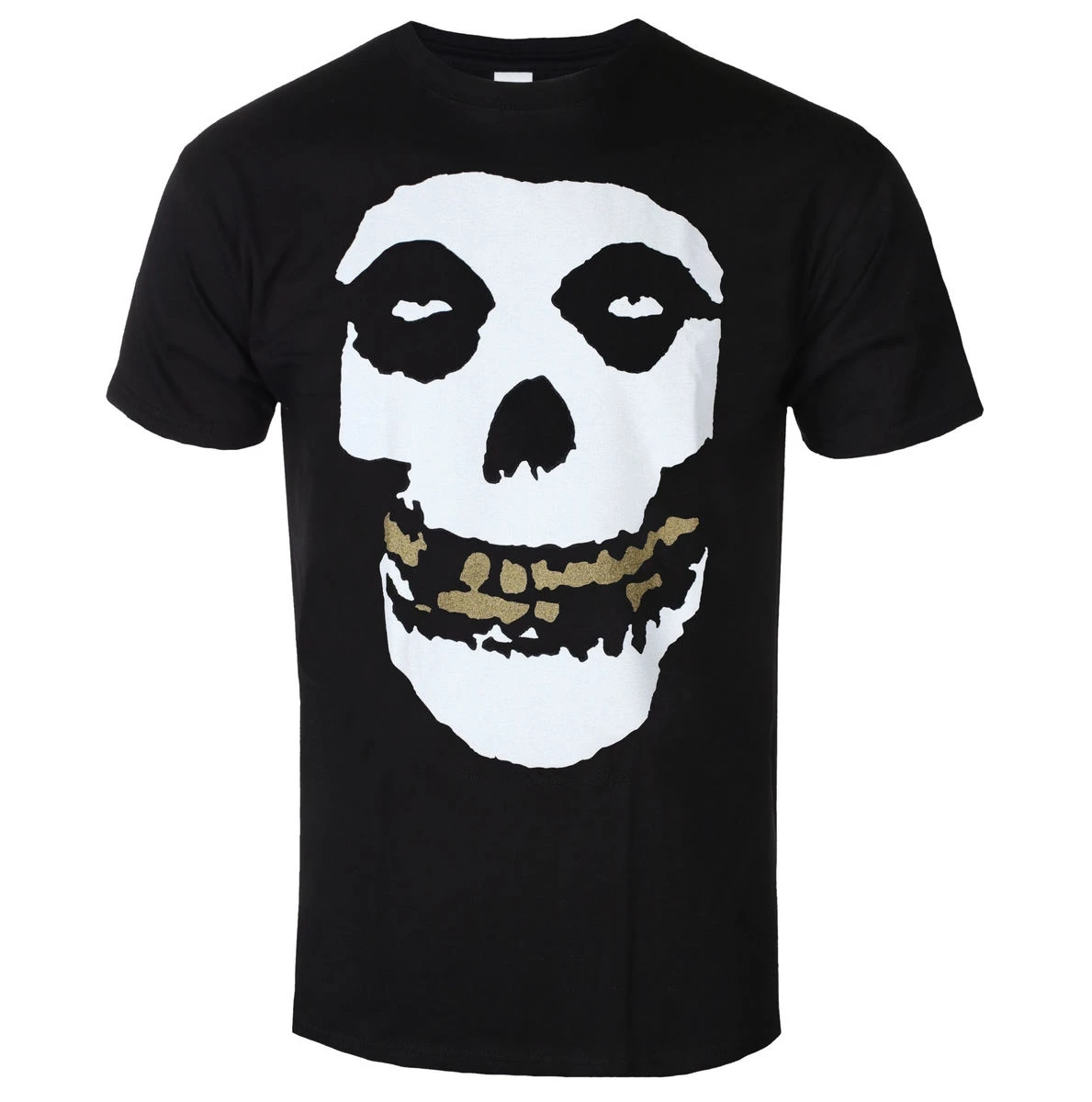 Misfits - Classic Fiend Skull Art Pattern Horror Punk Band T-shirt Casual Street Style T-shirt Suitable for Both Men and Women