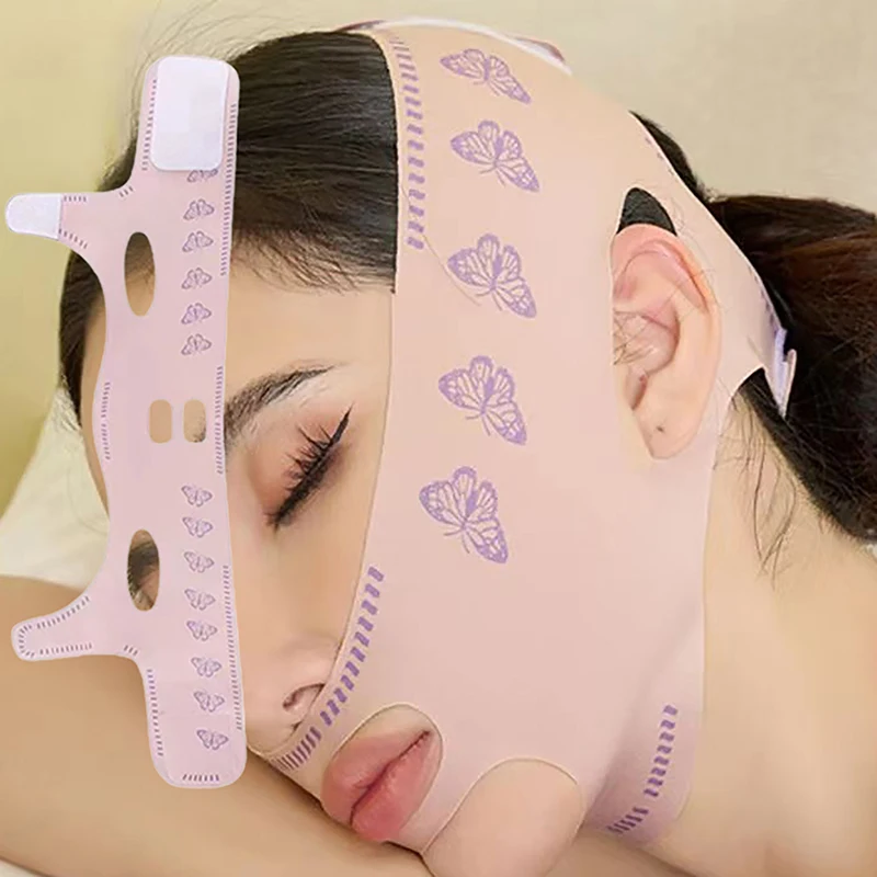 Face V Shaper Facial Slimming Bandage Relaxation Lift Up Belt Shape Lift Reduce Double Chin Face Thining Band Massage Hot Sale