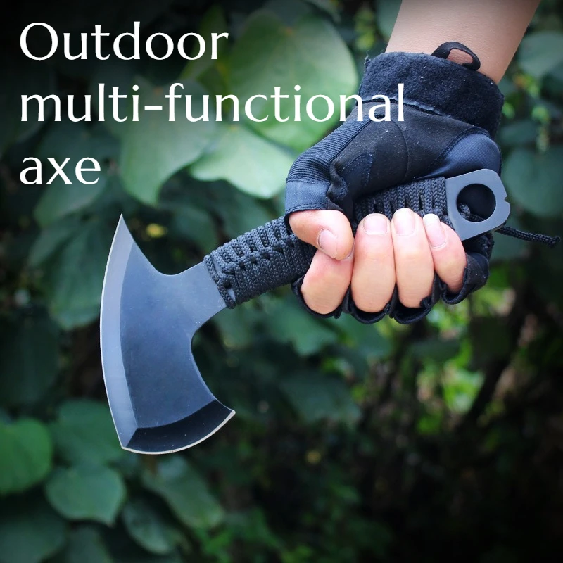 High Quality Outdoor Multi-functional Camping T actical Axe Household Wood-cut and Fire-fighting Axe Vehicle-mounted Hand Tool