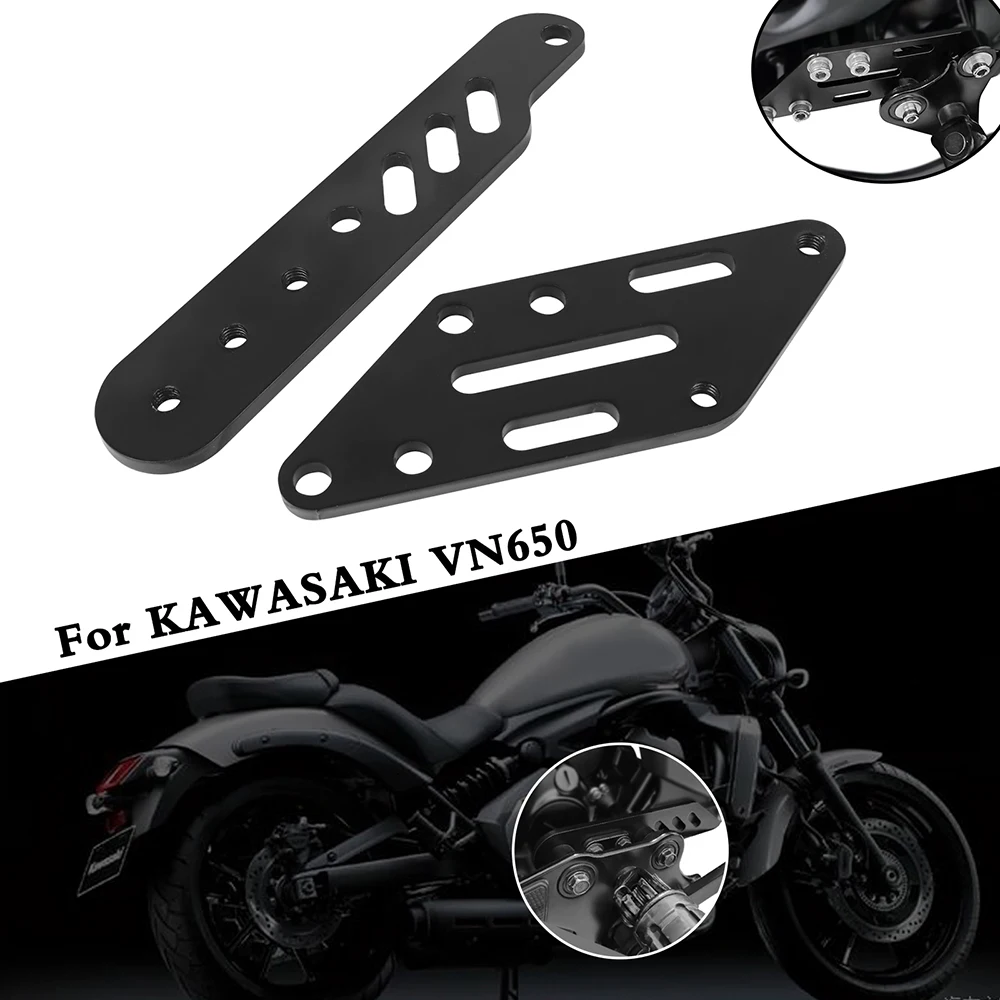 

For KAWASAKI Vulcan S 650 VN650 2015-2022 VN 650 Front Footpeg Footrest Bracket Modified Move 10CM Holder Support Mounting