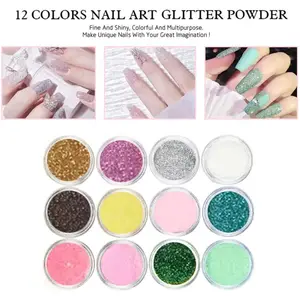 Professioneller Acrylkit -Nagel für Anfänger, Glitzerpulver, Weiß, Licht, Rosa, Nagelverlängerung, 12 Farben 10 Hauptverkauf Acrylpulvernägel - №10