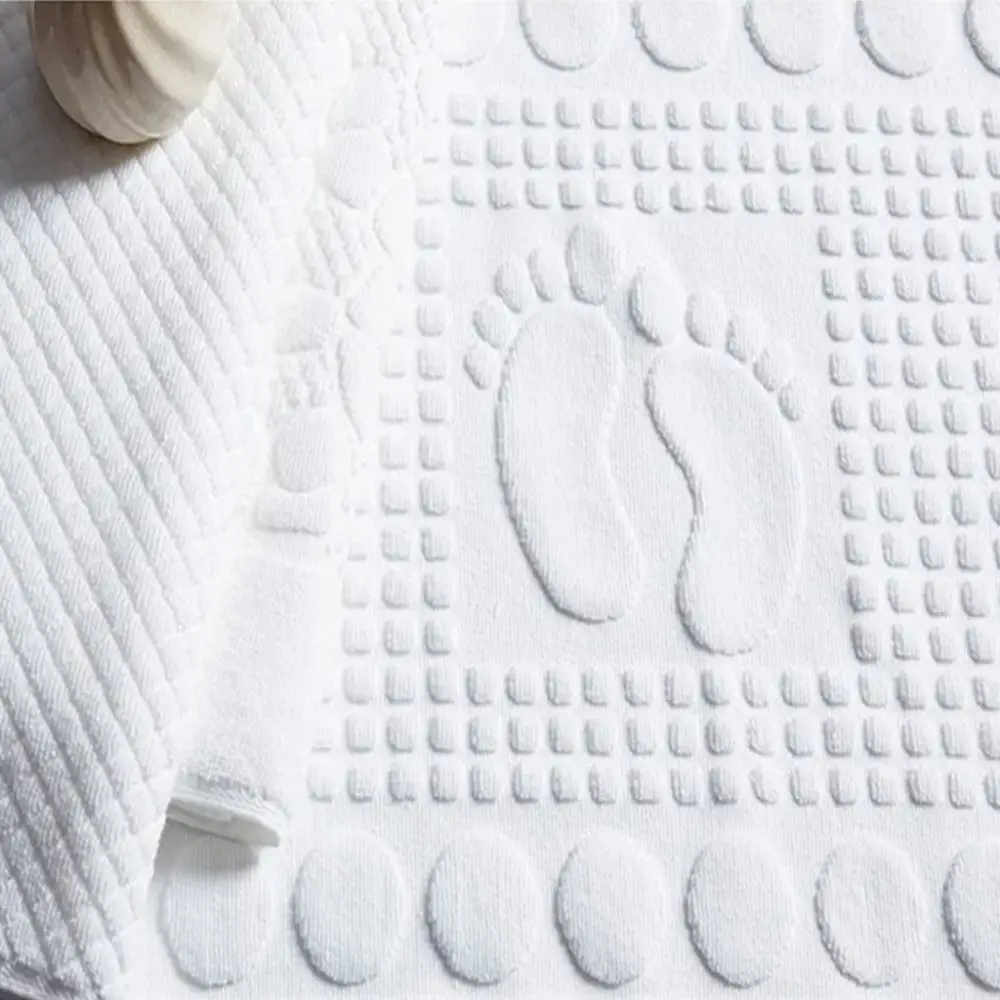 White floor towel cobblestone foot parten hotel home grey bathroom mat bath mats cotton non-slip water absorption bathtub towels