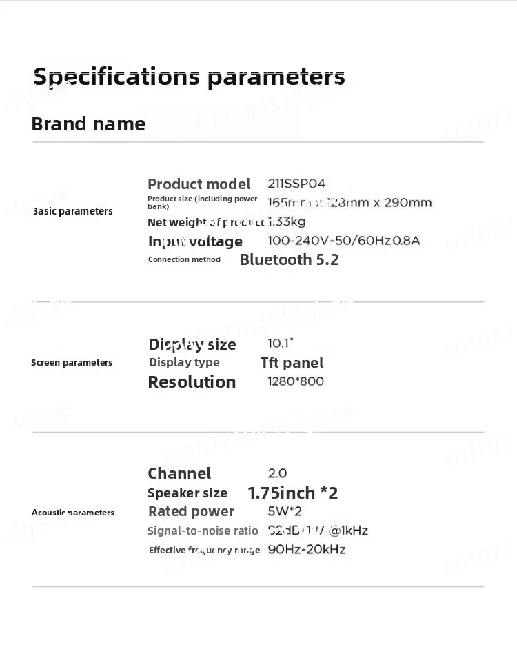 المنزل سمّاعات بلوتوث التقويم إطار الصورة الذكية Y1 Everphoto كلمات المتكلم العائمة Subtitles #6