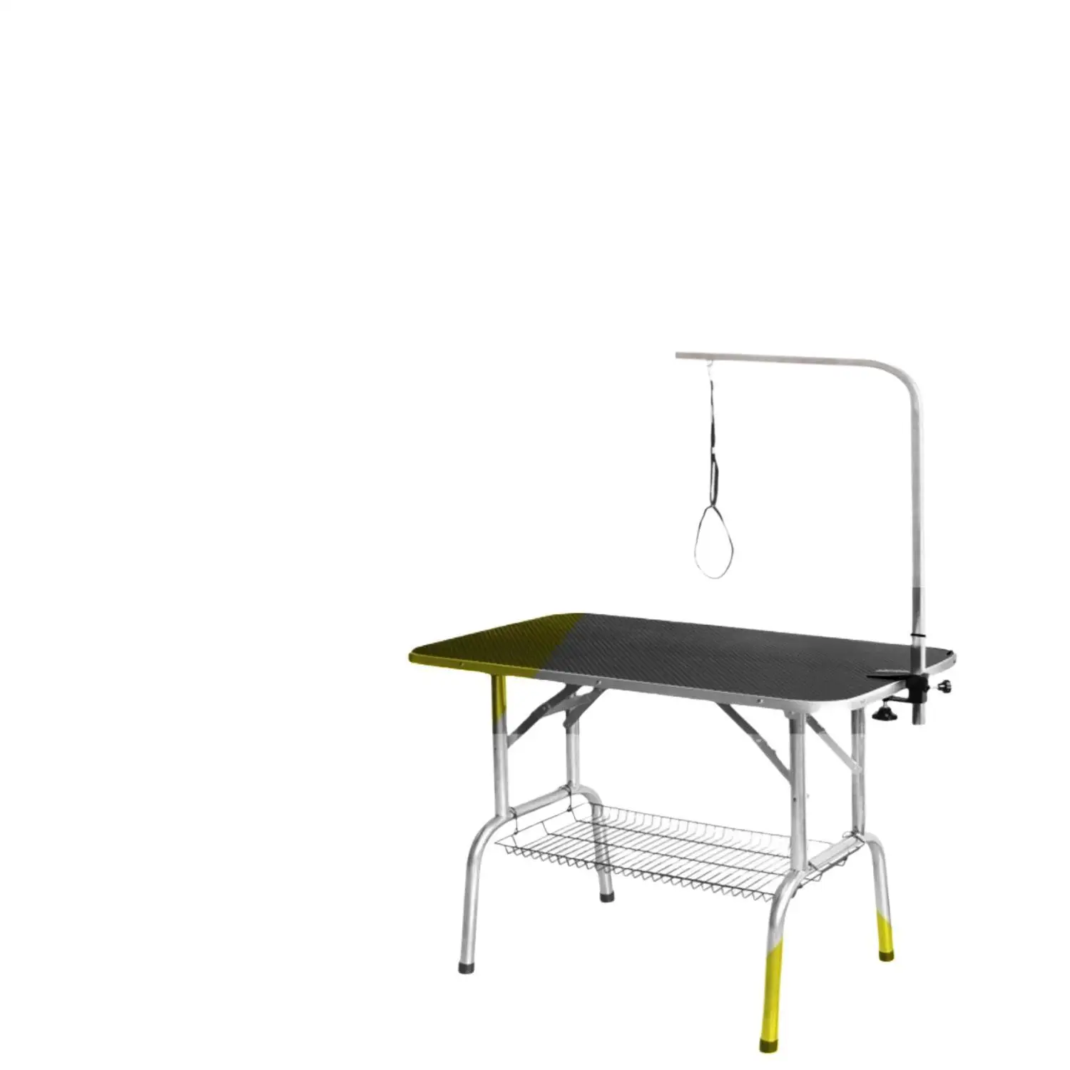 애완동물 미용 테이블 접이식 테이블 애완동물 트리밍 휴대용 테이블 목욕 트리밍 검정색 소형