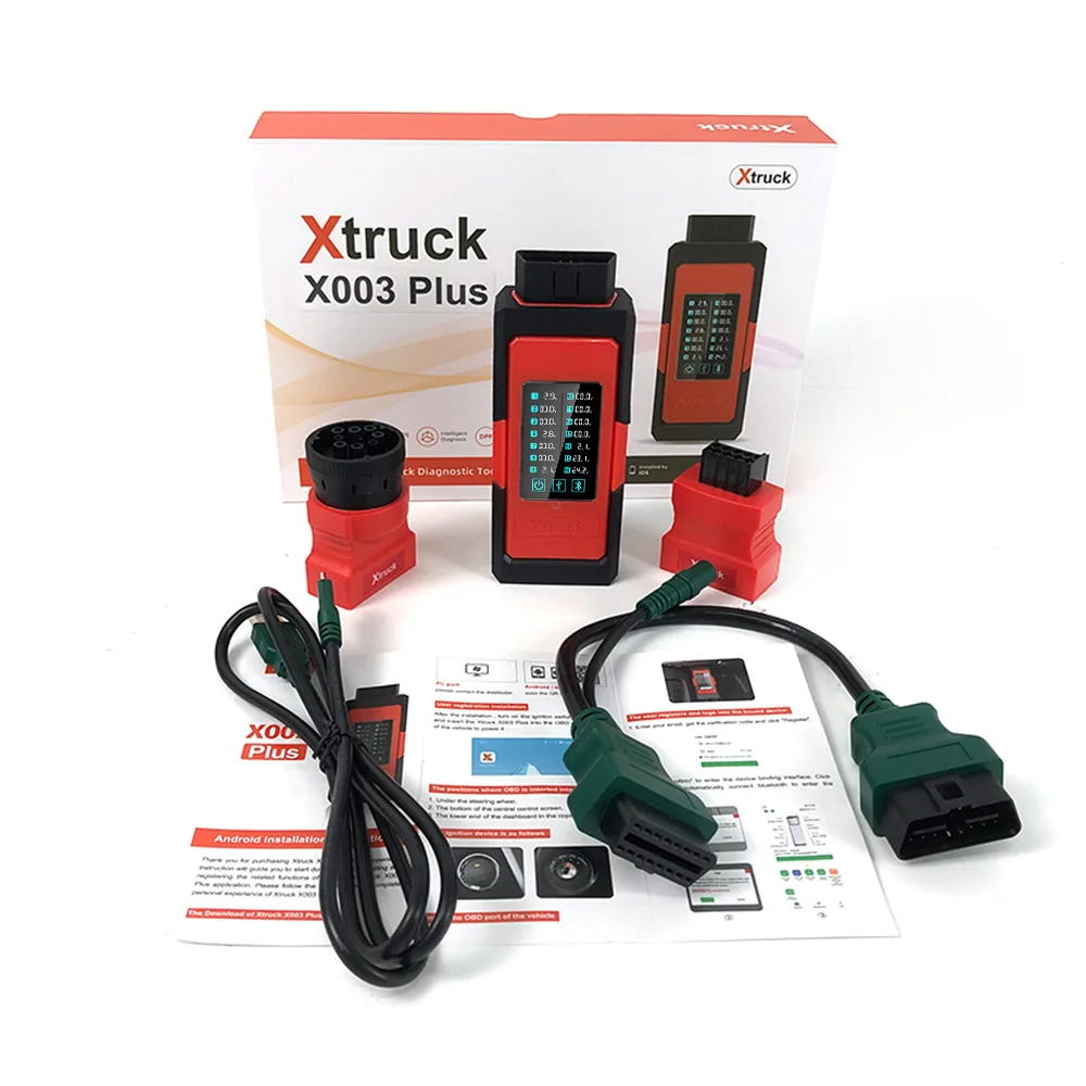 

Грузовик Xtruck X003 PLUS (DPF) беспроводное подключение Bluetooth ECU Программирование чтения данных и мигающий диагностический инструмент кода неисправности