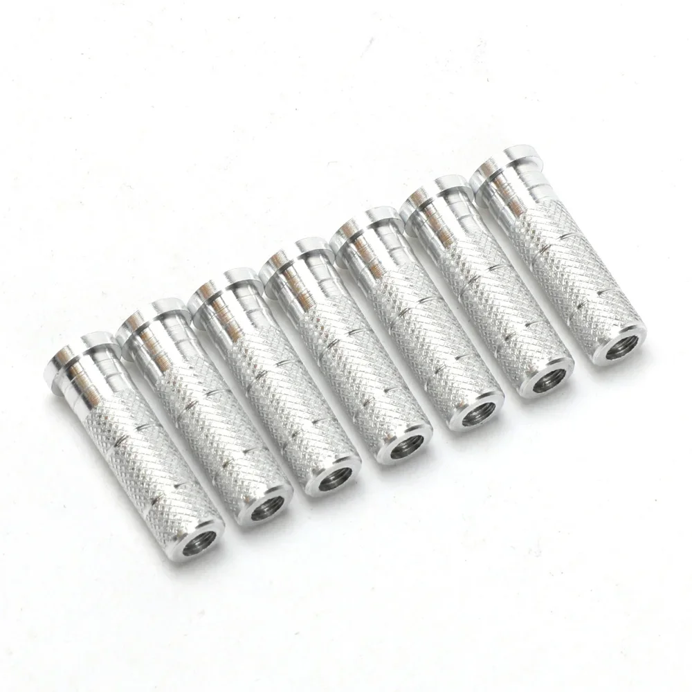 

100 шт. алюминиевых вставок для стрел, подходящих для внутреннего диаметра. Углепластиковые стрелы 6,2 мм OD7,6 мм для охоты и стрельбы, аксессуары для стрельбы из лука.