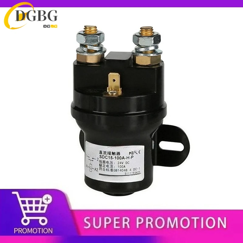 

SDC15-300A SDC15-200A SDC15-100A DC6V 12V 24V 36V 48V 60V 72V 300A contactor used for electric vehicles, engineering machinery