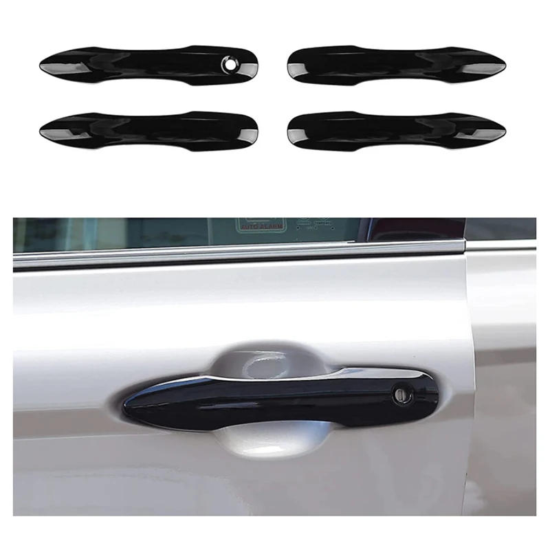 4x غطاء مقبض باب السيارة لتويوتا كامري XV80 80 الهجين LE SE 2025 2026 2027 ملصق الكسوة الخارجي خدش اكسسوارات الديكور