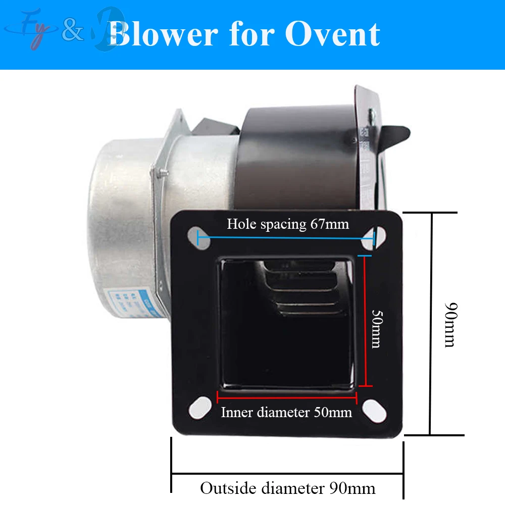 منفاخ فرن الغاز مروحة فرن الغاز، مع محرك عالمي تيار متردد 220 فولت، أجزاء موقد الغاز والفرن مناسبة قياسية لأجهزة المطبخ #1
