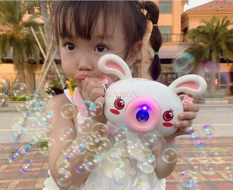 Bubble camera fully automatic bubble blowing children's toys