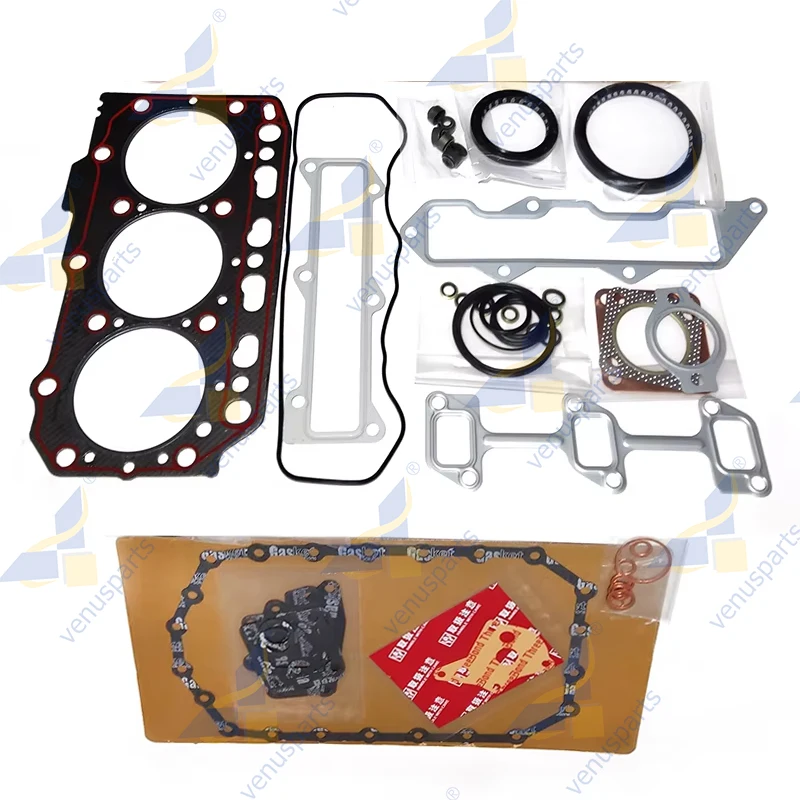 

3TNE84 Full Gasket Kit Set For Yanmar For Komatsu 3D84-4 Engine Overhaul Rebuild Kit Piston Rings