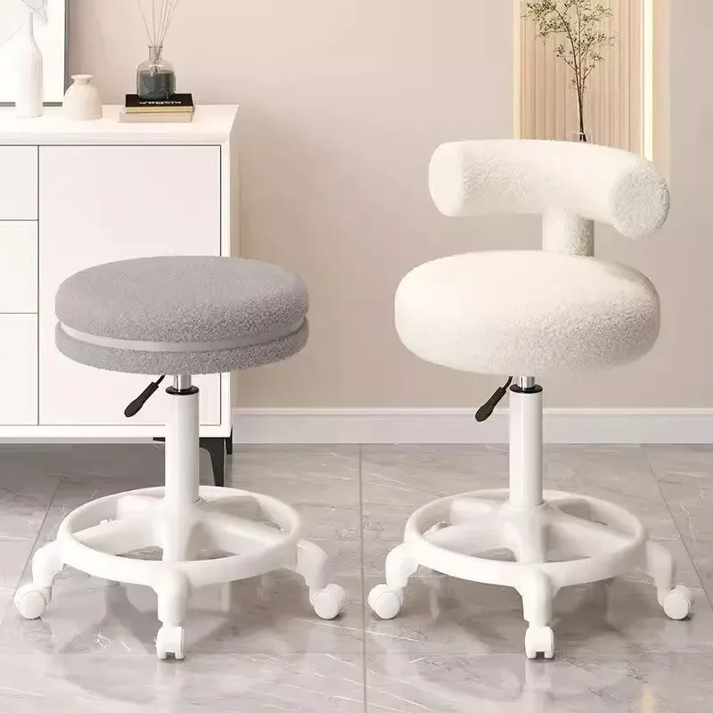 Makeup chair household girls bedroom dresser chair liftable pulley round stool beauty salon chair