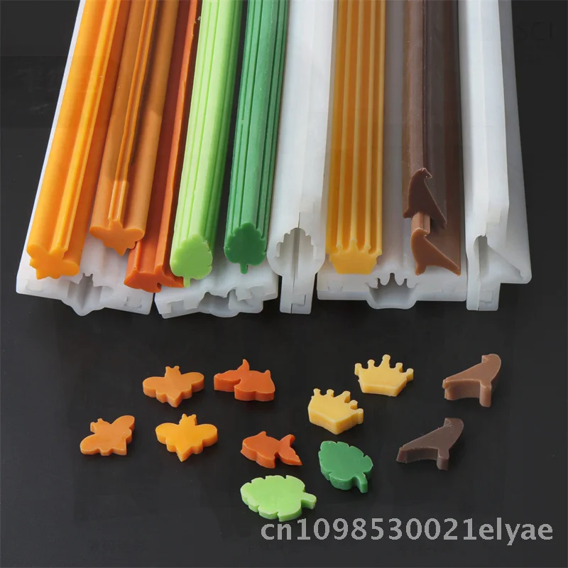 سيليكون ذهبية تاج السلحفاة ورقة أنبوب قالب DIY بها بنفسك ساندويتش موس كعكة الصابون الحديثة الحد الأدنى غير النظامية شكل أدوات مطبخ