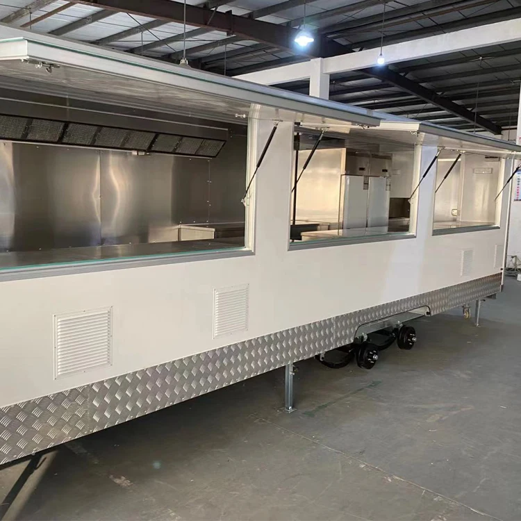 Affordable Fully Equipped Food Truck USA Customized Food Trailer With Full Kitchen Equipments