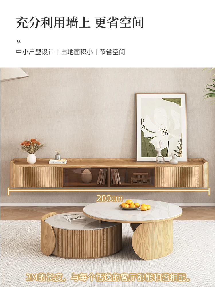 طاولة قهوة مستديرة من خشب الرماد، شقة صغيرة، منزلية، سجل الرياح، وابي، الرياح الرملي، الخشب الصلب، حجم لوح صخري، القهوة #4