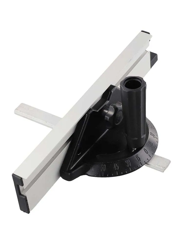 Angle Plate Ruler Miter Gauge Adjustable Aluminum Alloy For Table Saw Push Block Fence System Woodworking Tools