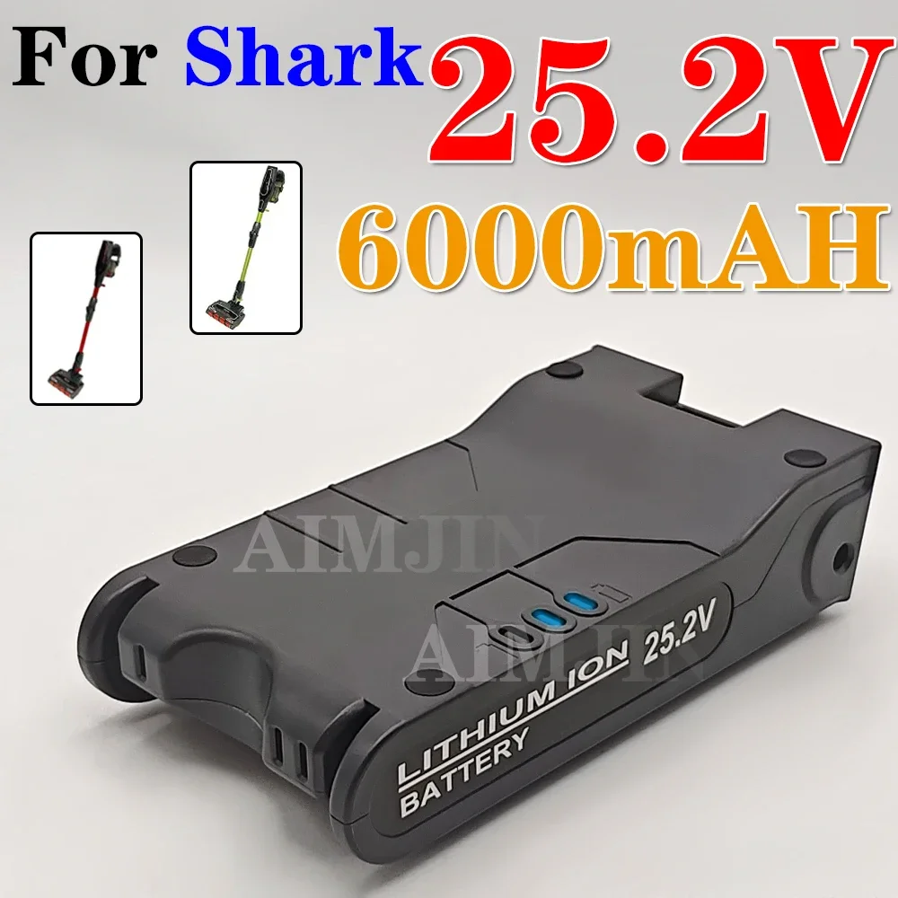 For Shark 25.2V 6000mAH lithium-ion vacuum cleaner battery,  XBAT200 ION Rocket IONFlex and IONFlex Cordless Vacuums Battery