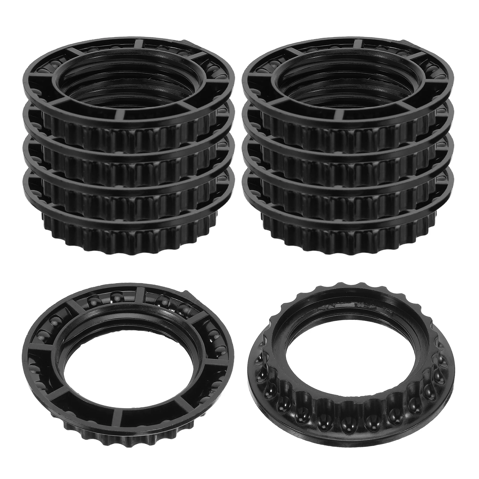 10 قطعة E26 غطاء مصباح طوق خواتم الخيوط مقبس الإضاءة الاحتفاظ خواتم الزجاج الظل تركيبات الأجهزة استبدال أجزاء المصباح #5