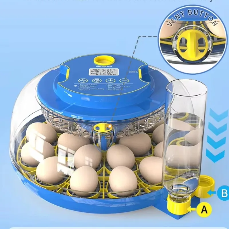 

18pcs Multi-function Automatic Egg Incubator for Home Use
