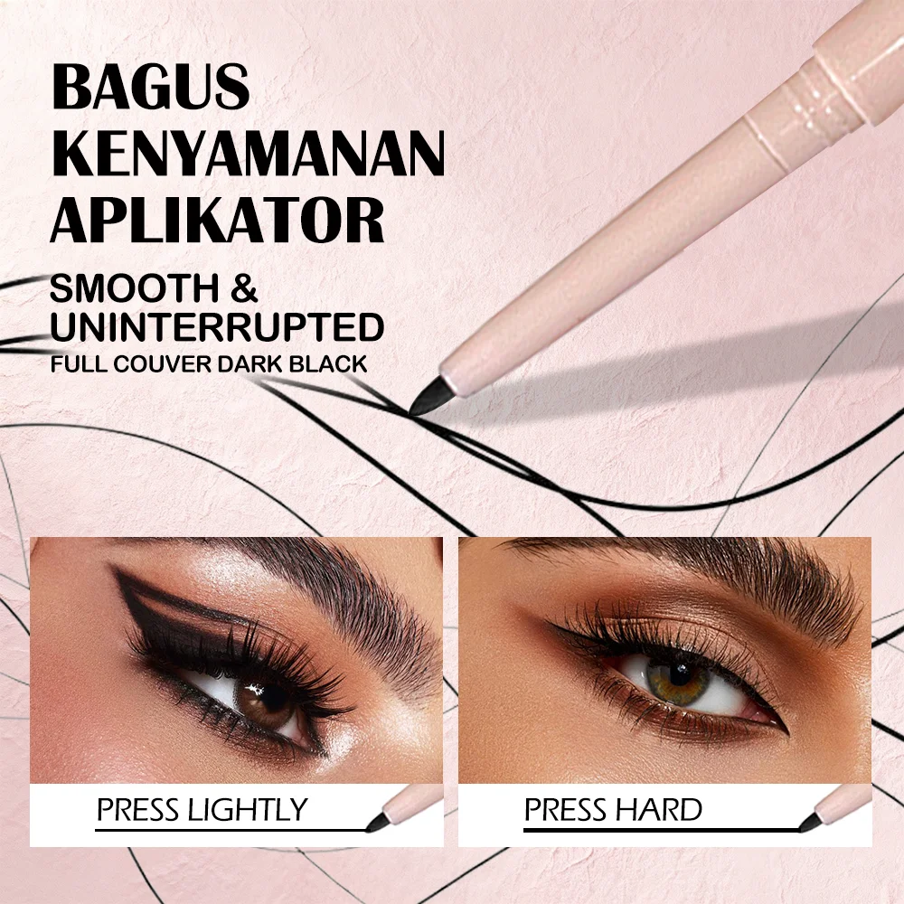 Eyeliner w sztyfcie — automatyczny, długotrwały, wodoodporny, odporny na rozmazywanie, precyzyjny matowy efekt i łatwy do blendowania, świąteczny i zimowy