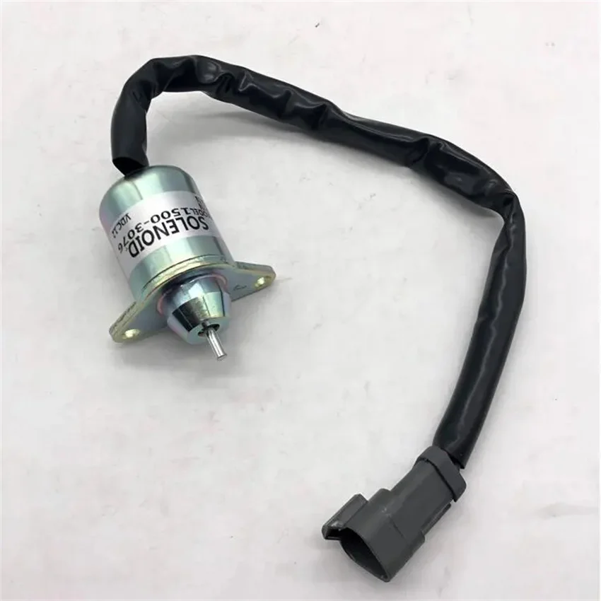 Refrigerated Truck Diesel Engine Fuel Shut Off Stop Solenoid Valve 12V 1500-3076 for Thermo king 42-100