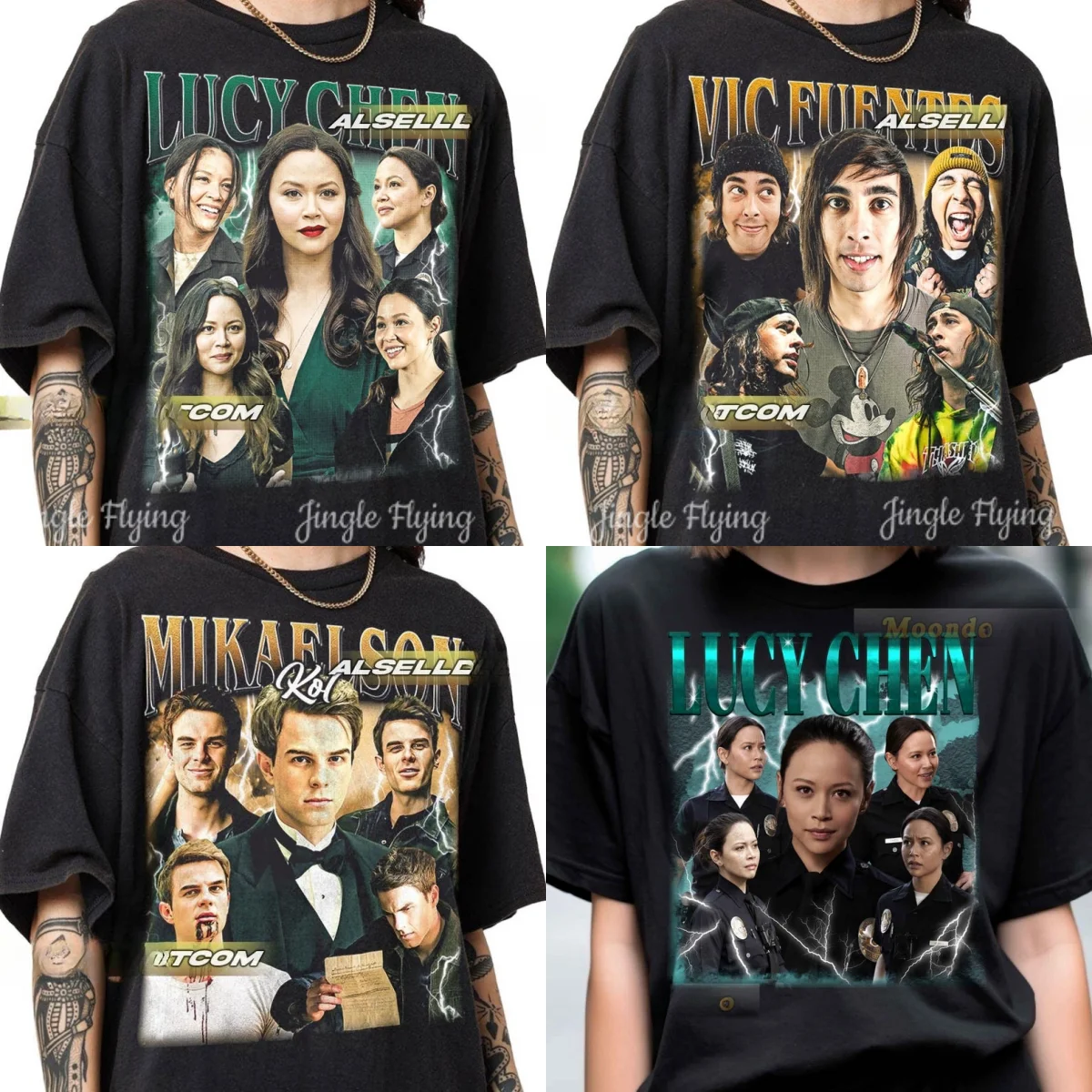 Vintage Lucy Chen Vic Fuentes Kol Mikaelson Vintage Tshirt Gift For Woman Anda Man