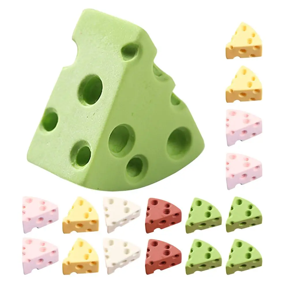 25 Pcs Cheese Photography Prop Imitation Decors Miniature Fake Child Artificial