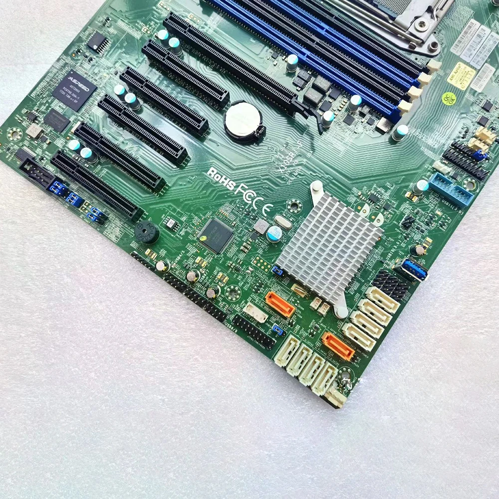 X10SRi-F للوحة الأم لخادم Supermicro E5-1600/2600 V3/V4 Series ECC i350-AM2 LGA2011 DDR4