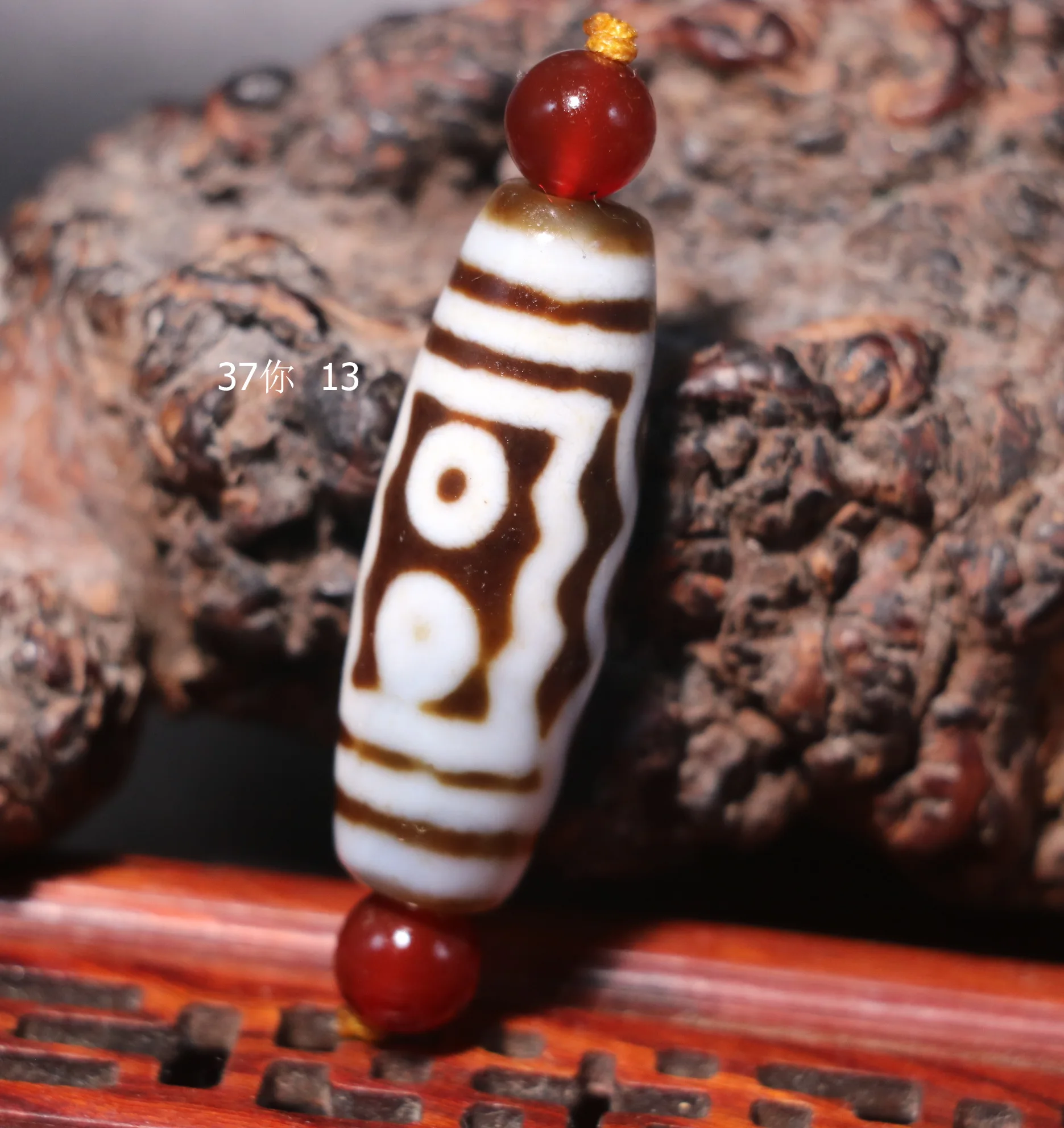 

Magic Power Energy Tibetan Old Agate 5 Eyed Big Wealth dZi Bead Amulet Fit For Making Bracelet UPD211026A2 Timestown Sauces