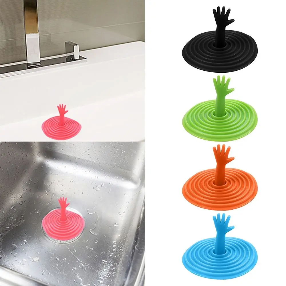 실용적인 실리콘 욕조 스토퍼, 범용 탈취 배수구 커버, 누수 방지 욕조 플랫 플러그, 욕실 스토퍼