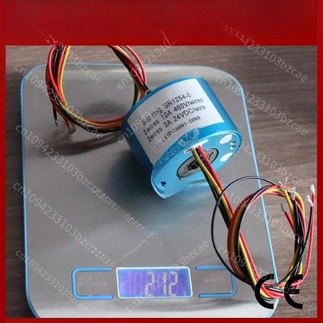 Through bore slip ring SR1254(Through-Bore 1/2"(12.7mm)) 5wires slip ring