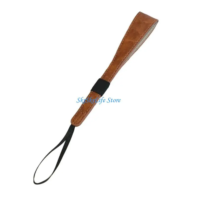 E65E Leather Camera Wrist Strap For Popular Models Like XS10 and A6400 Stability