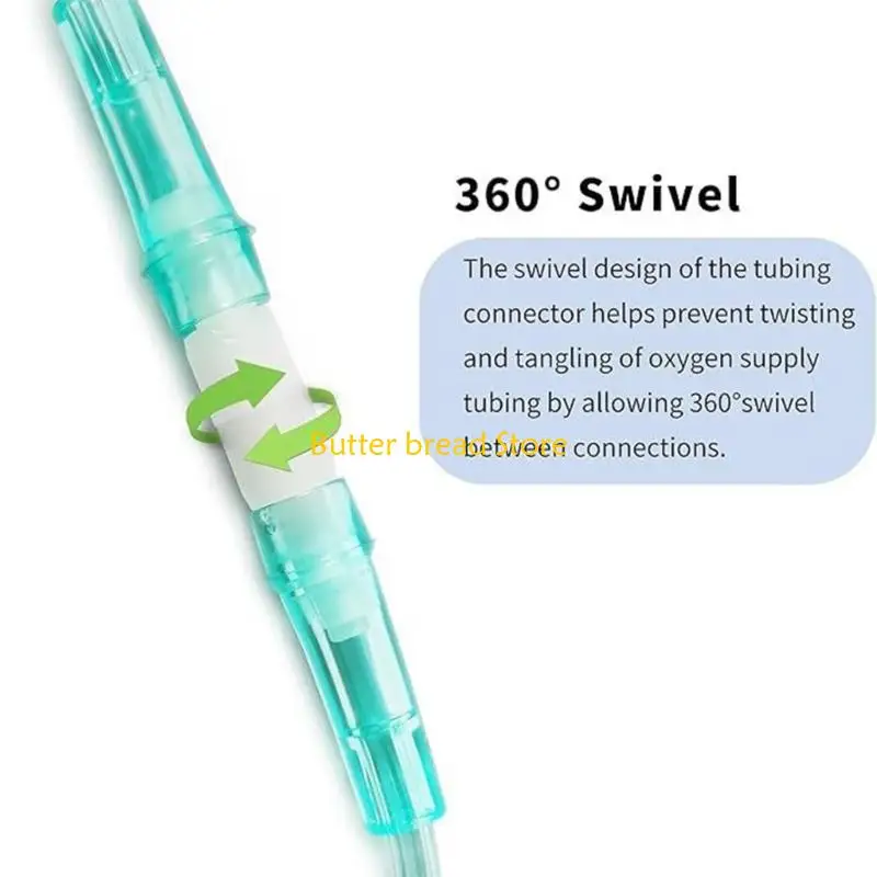 W89C 10Pcs ABS Tubing Rotating Connector Adapter For Clinical Settings And Laboratory