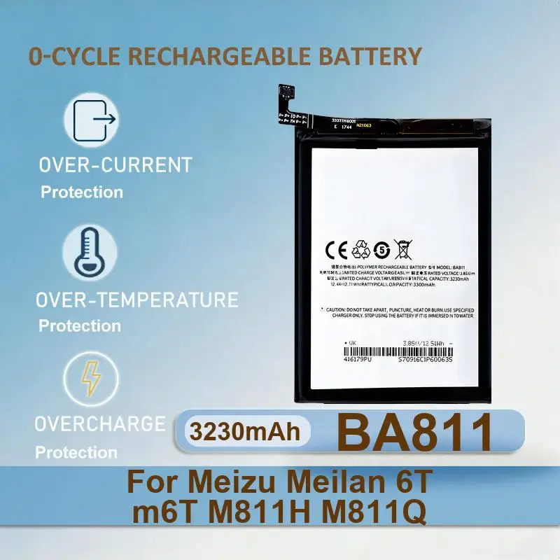 Battery For MEIZU 16XS M1926 M926H M926Q M926 Meilan 16X Meizy MX5 M575M M575U Note 9 M9 C9 Pro 7 M792Q M792C BA792 6S 6