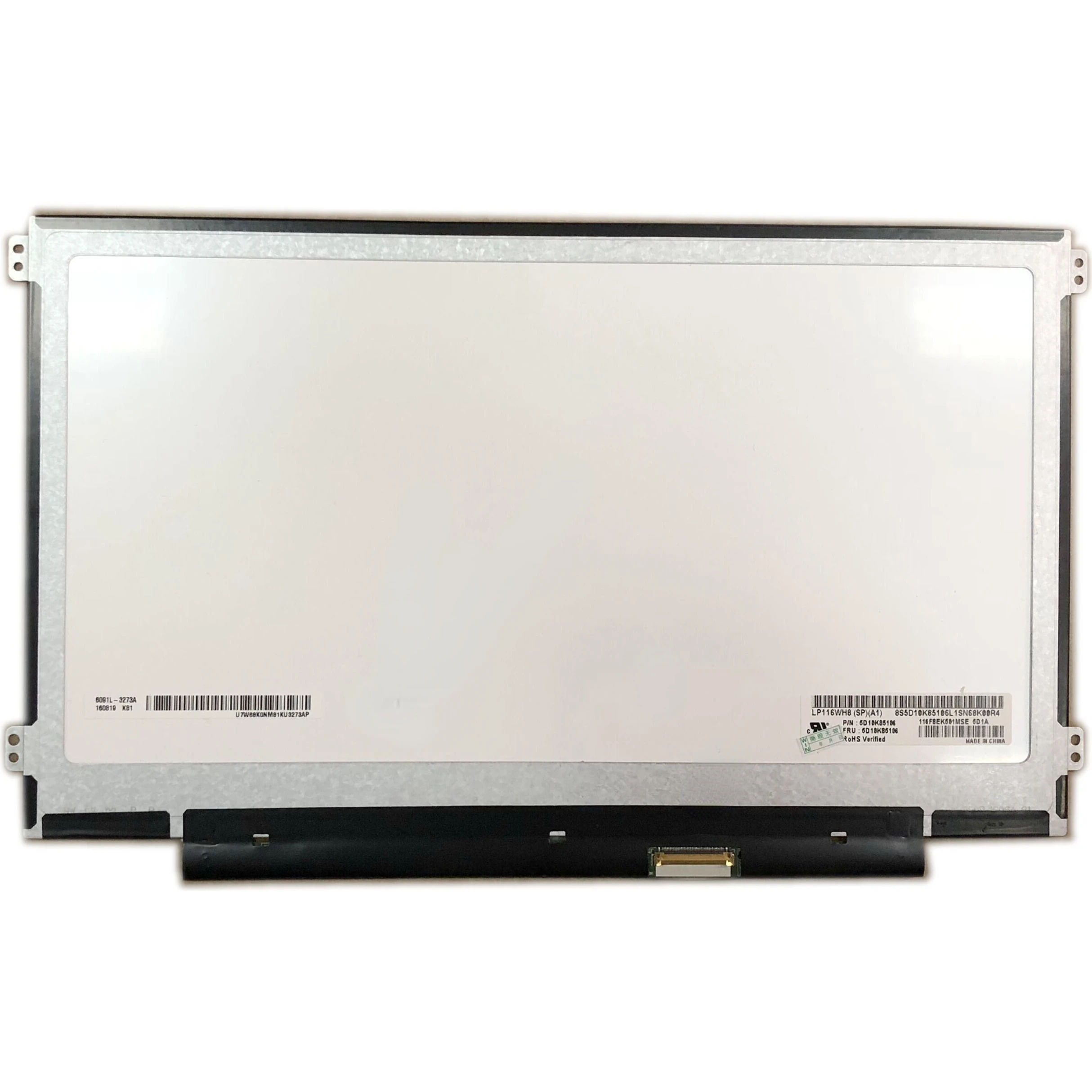 

LP116WH8 SPA1 LP116WH8-SPA1 11.6" WXGA HD 1366x768 LED LCD Screen Panel IPS EDP 40 Pins