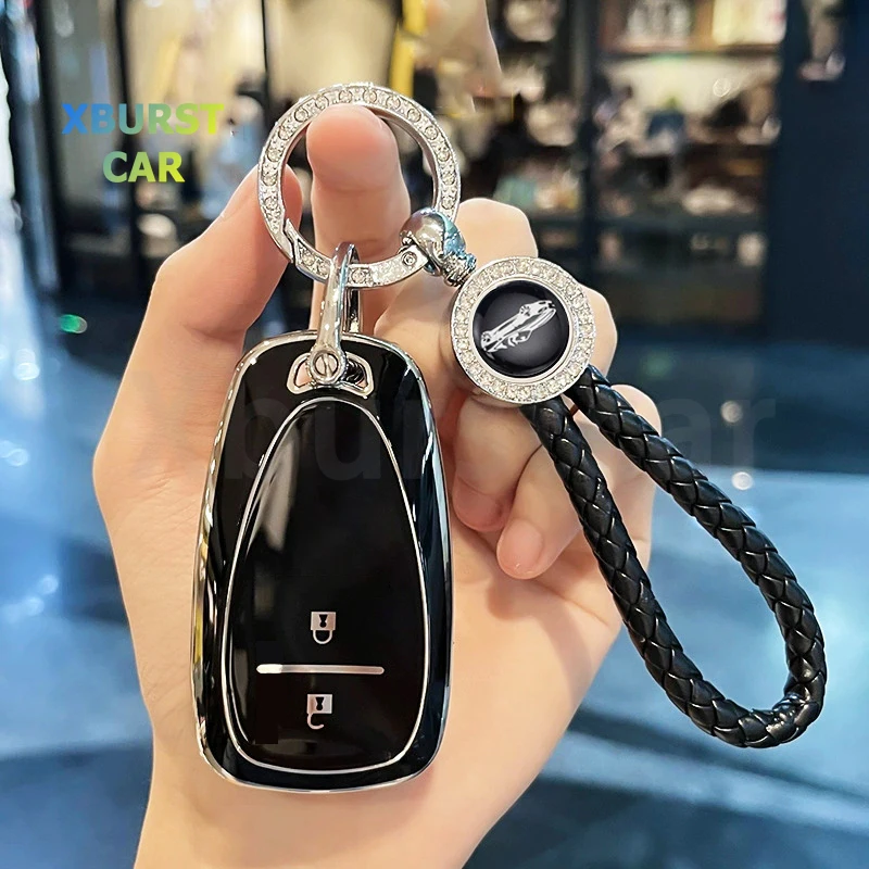 

2 3 кнопки чехол для автомобильного ключа из ТПУ для Chevrolet 2017-2019 Chevy Malibu Camaro Cruze Traverse Sonic Volt Bolt Equinox Protector