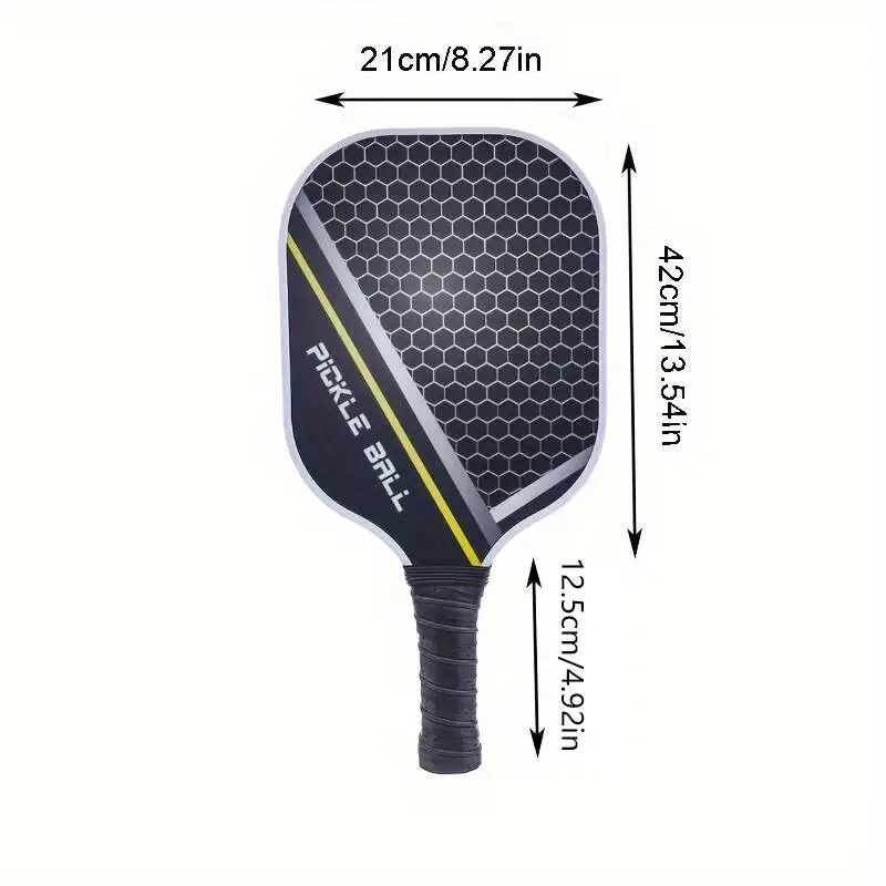 Advanced Graphite Carbon Pickleball Paddle Set with Honeycomb Core, Durable Lightweight for All Skill Levels